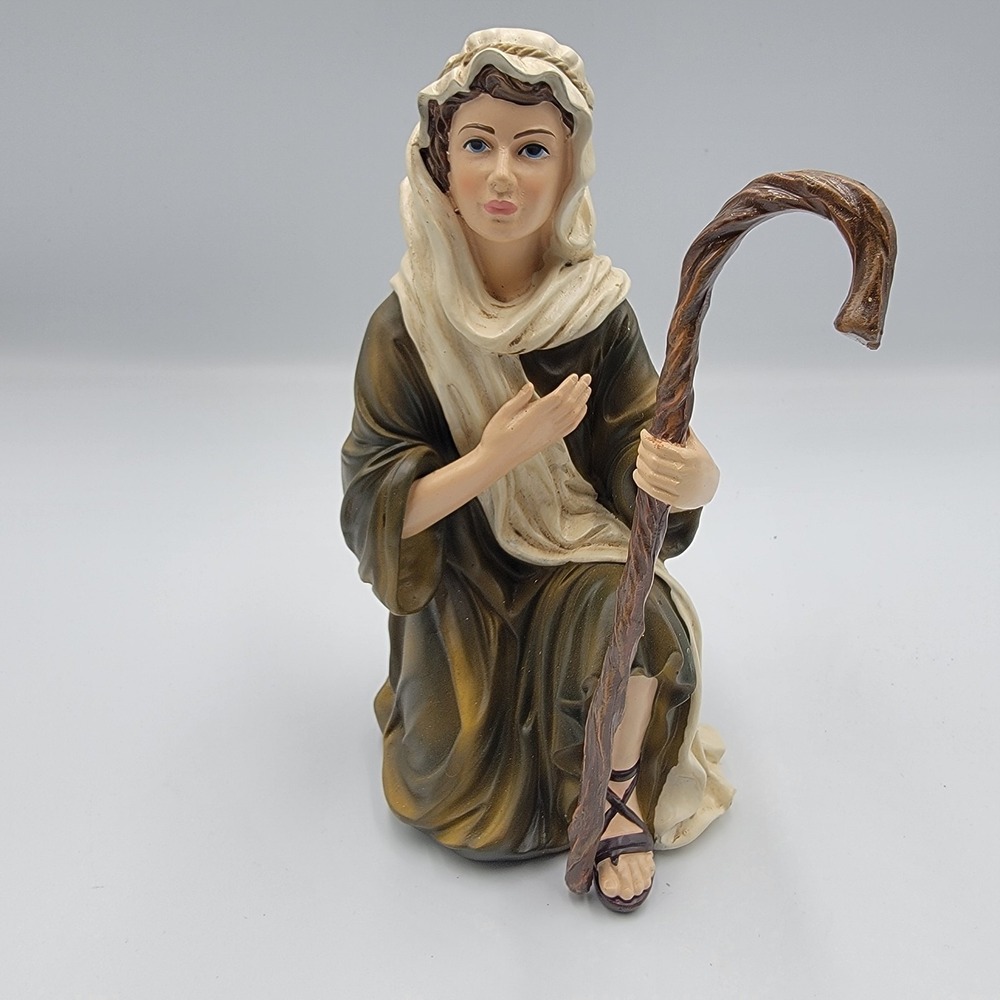 Kirkland‎ Signature Nativity 13 Piece Set 915694 Replacement Kneeling Shepard